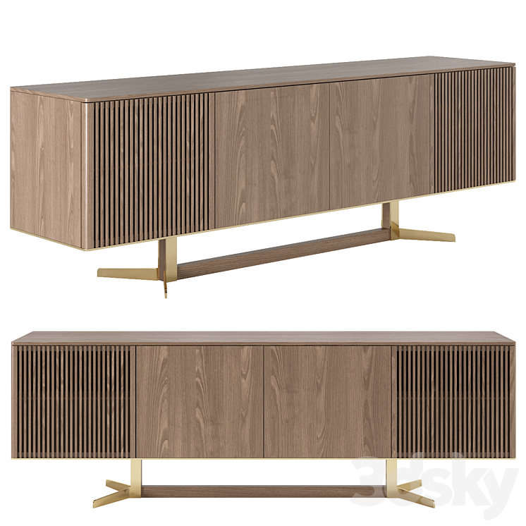 CAMPUS Sideboard By Natuzzi Italia Sideboard & Chest of drawer 3D