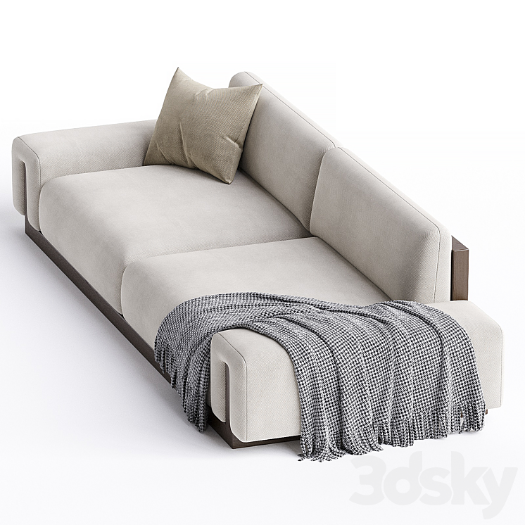 THIERRY LEMAIRE U Sofa 3DS Max Model - thumbnail 2