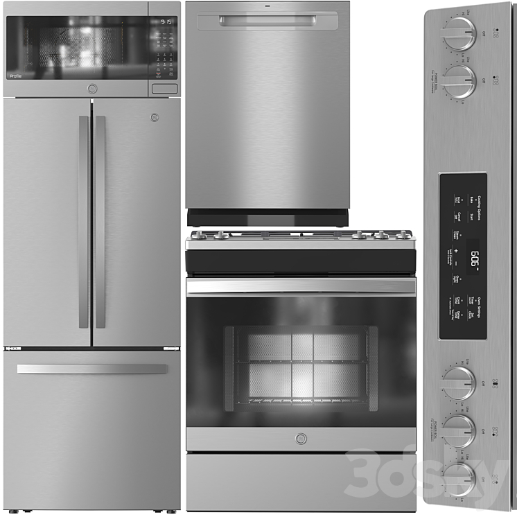 GE Appliance Collection 06 - Kitchen appliance - 3D model