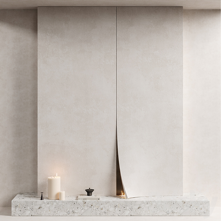 Fireplace NG1 3D Model Free