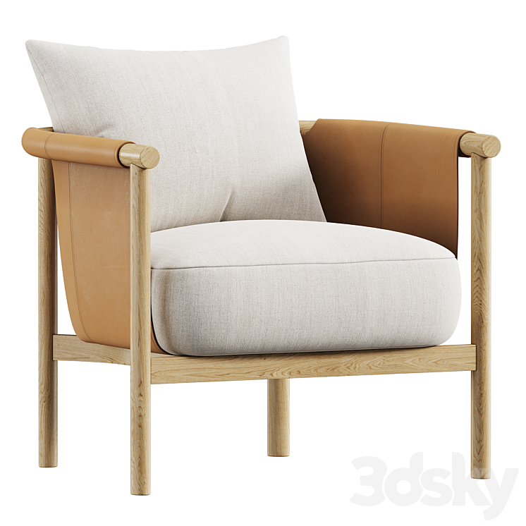 Sling Armchair by John Lewis Arm chair 3D model