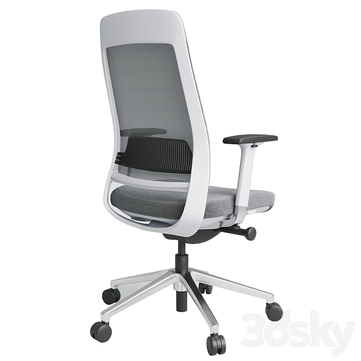 OM Mayer S133 computer office chair 3DS Max - thumbnail 2