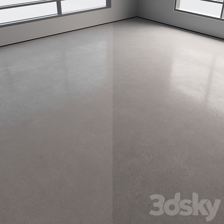 Self-leveling concrete floor No. 27 3DS Max - thumbnail 2