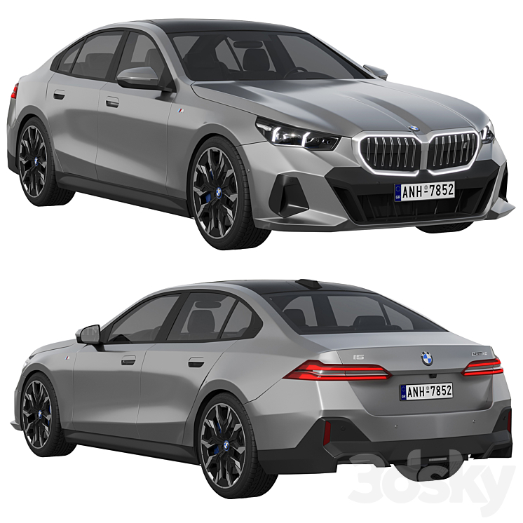BMW i5 G60 2024 3D Model