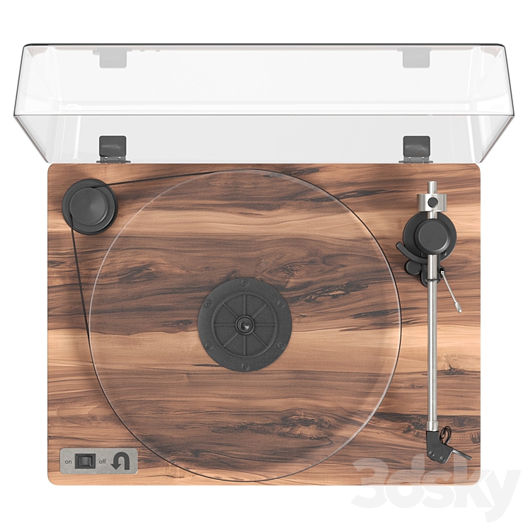 UTurn Audio Orbit Hardwood Turntable 3D Model Free