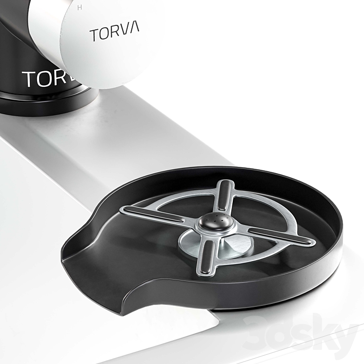 sink kitchen TORVA stainless steel sink 3DS Max