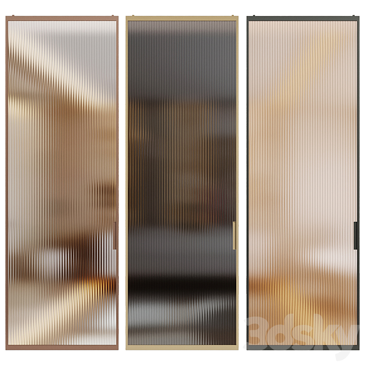 interior door 051 - sliding door 3D Model Free