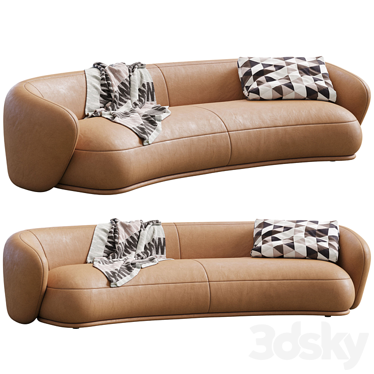 Sofa Rene By Meridiani 3DS Max - thumbnail 2