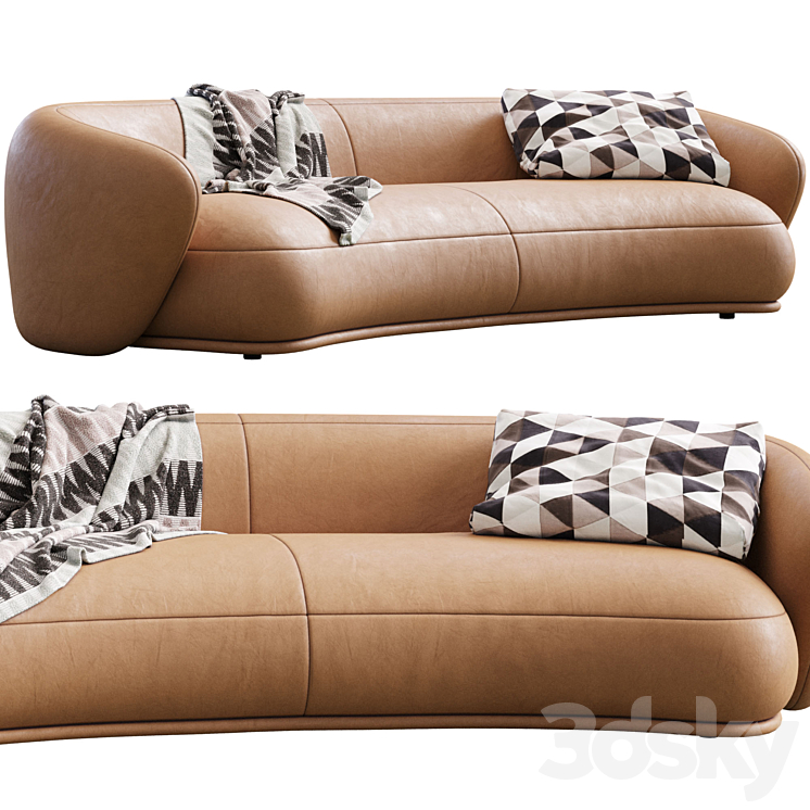 Sofa Rene By Meridiani 3D Model