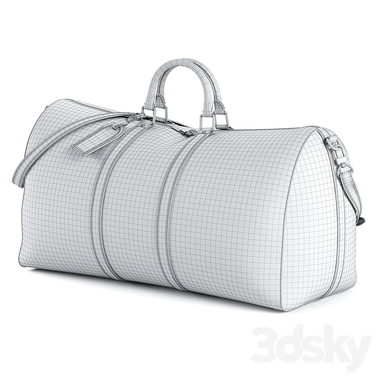 Louis Vuitton Leather Bag Collection 3D model