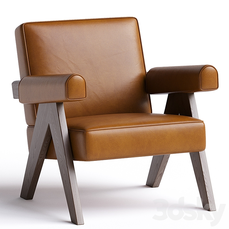 CAPITOL COMPLEX | Armchair by Cassina 3D Model