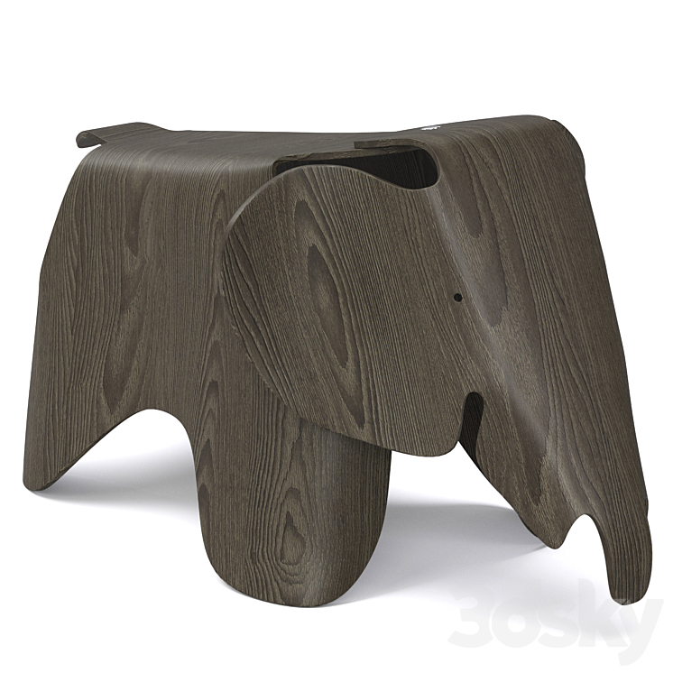 Childrens chair Eames Elephant Vitra 3DS Max