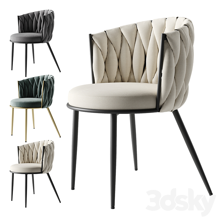 Halmar chair K516 3D Model