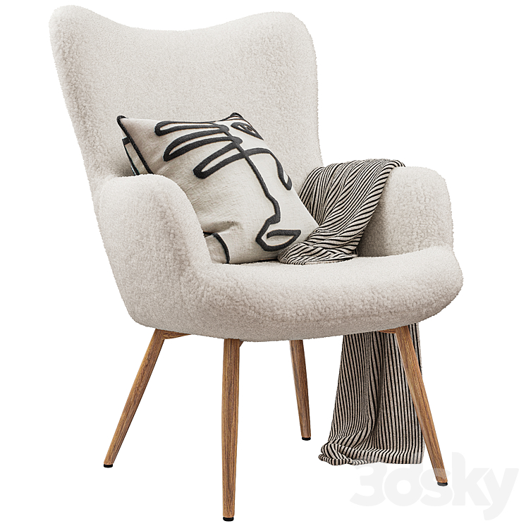 JYSK HUNDESTED (Armchair) Arm chair 3D model