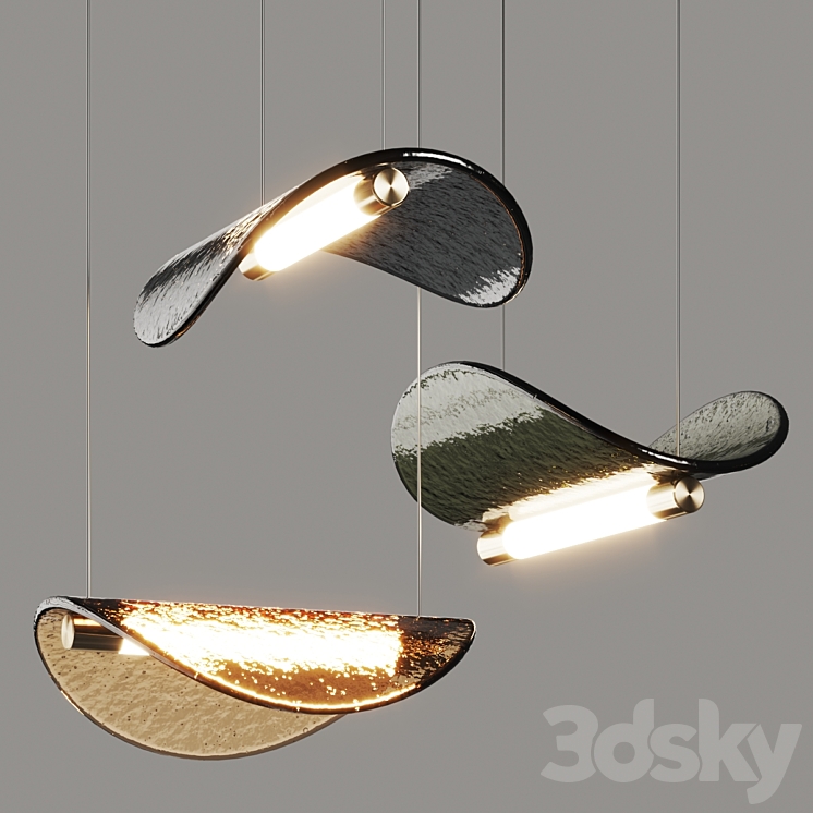 Paolo Castelli Manta Pendant Lamp 3D Model Free