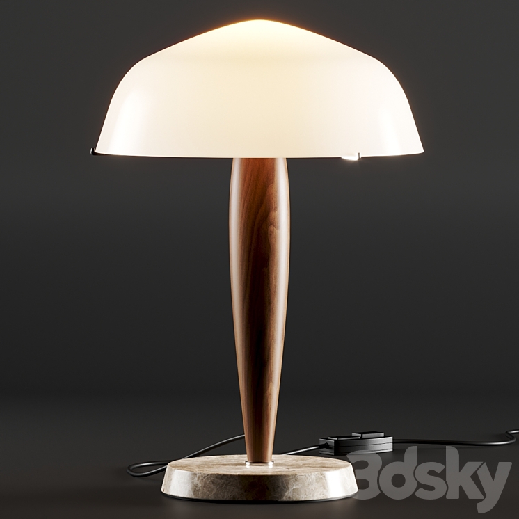 AndTradition Herman Table Lamp 3D Model Free