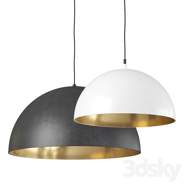VERVE SHELL PENDANT Hanging lamp Pendant light 3D model