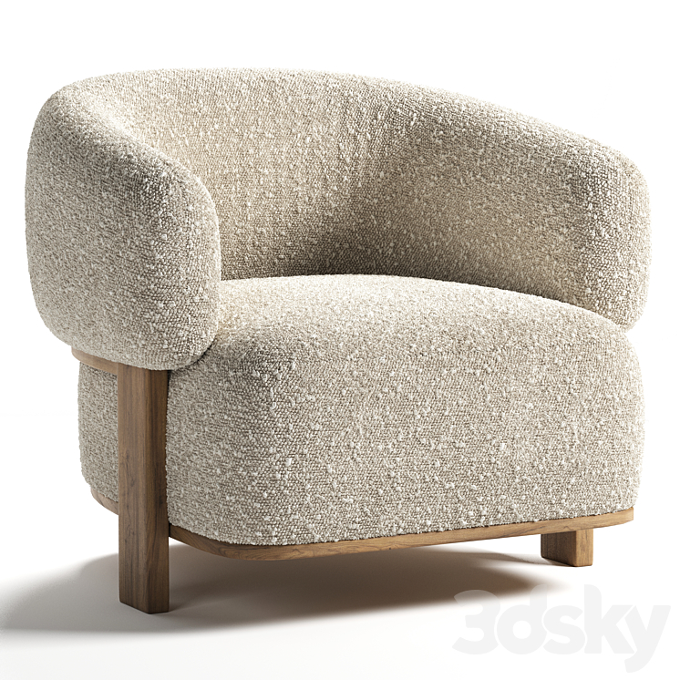 Ardas Armchair by Artipieces 3DS Max Model - thumbnail 1
