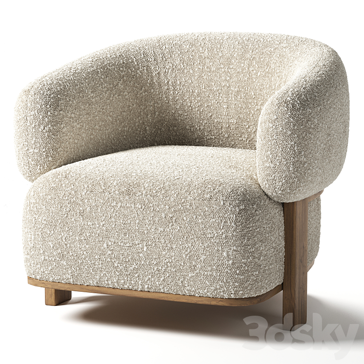 Ardas Armchair by Artipieces 3DS Max Model - thumbnail 2