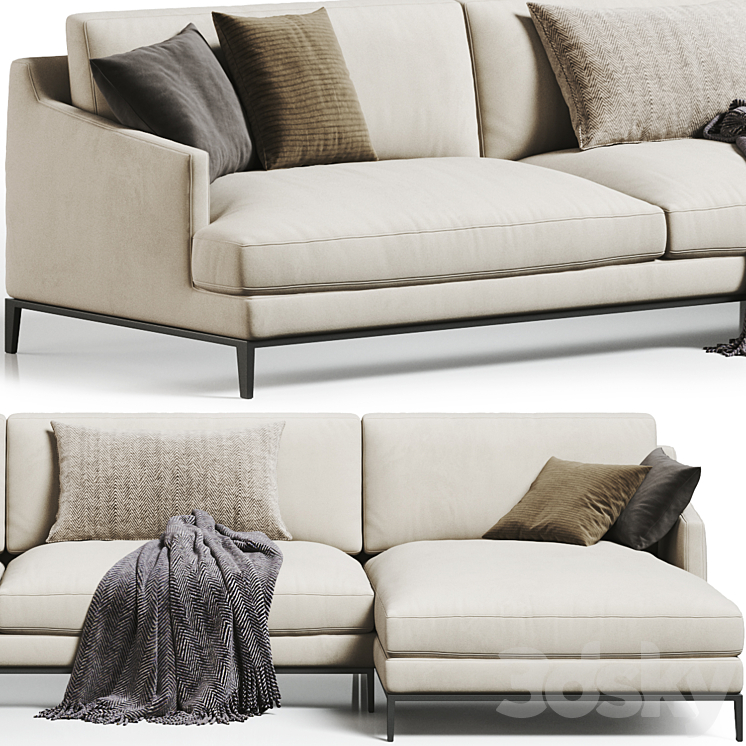 Poliform Bellport Sofa 3D Model Free