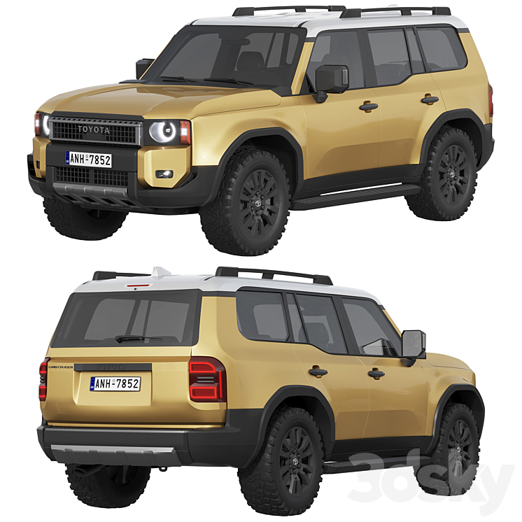 Toyota Land Cruiser 250 First Edition 2024 3D Model Free