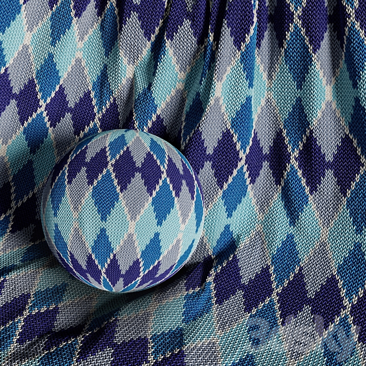 Knitted Fabric Material-vol04 3D Model Free