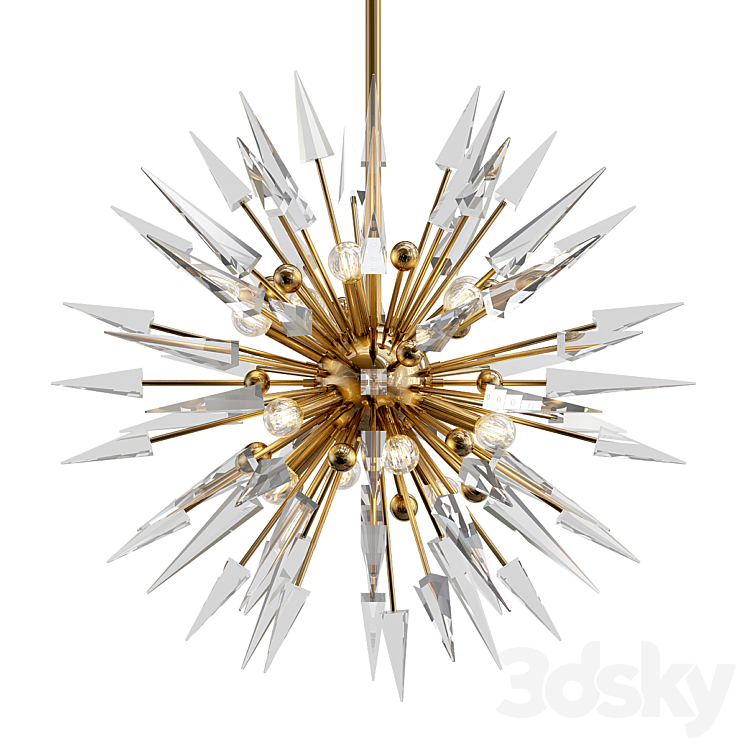 Unique Sputnik - Pendant light - 3D model
