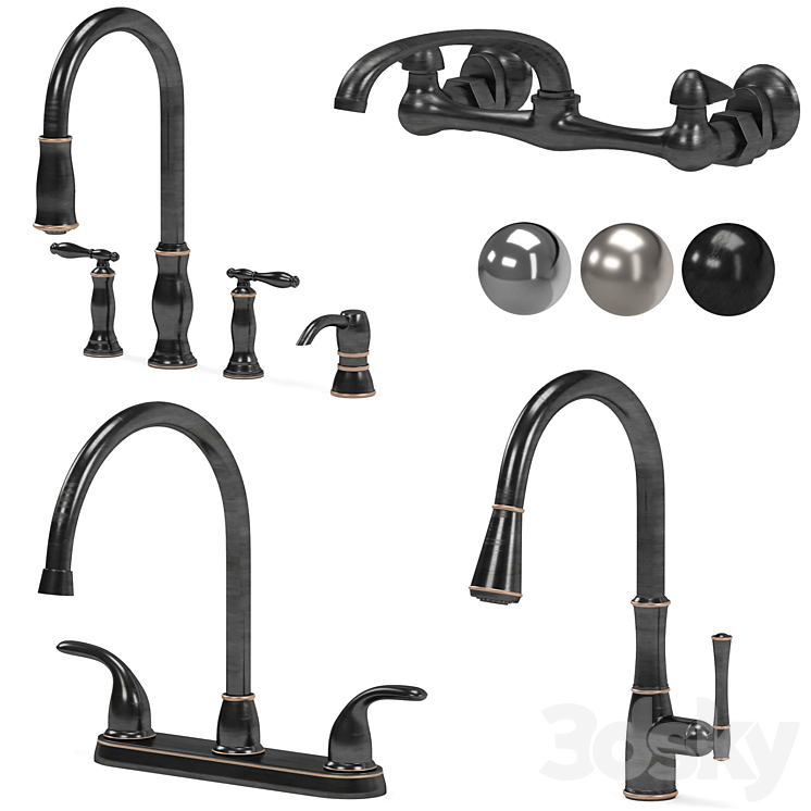 PFISTER kitchen faucet collection 01 - Faucet - 3D model