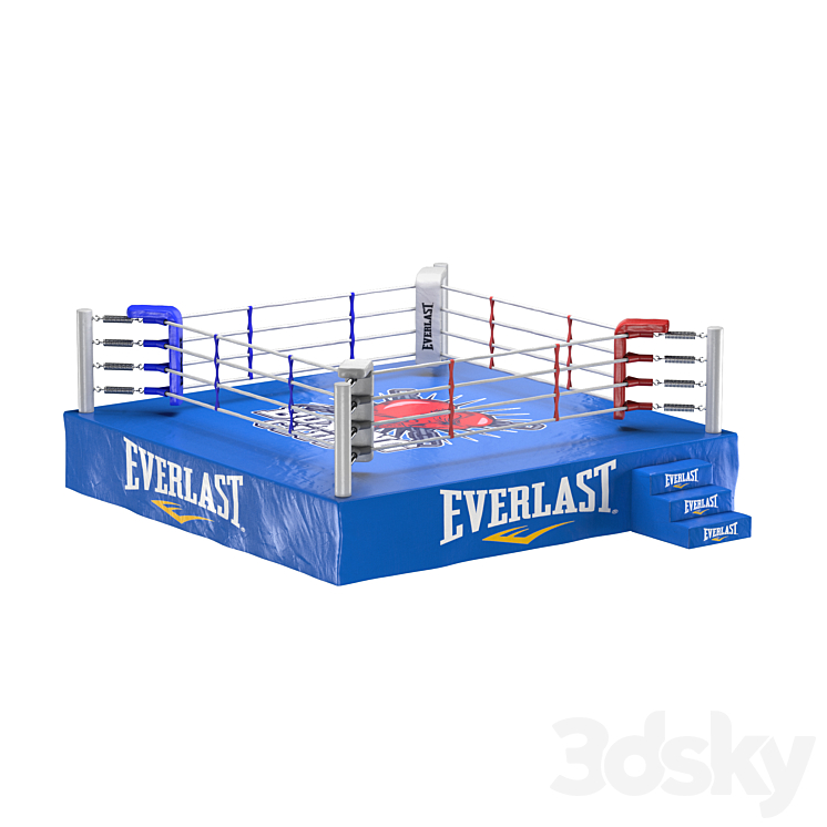Boxing ring Sports 3D model