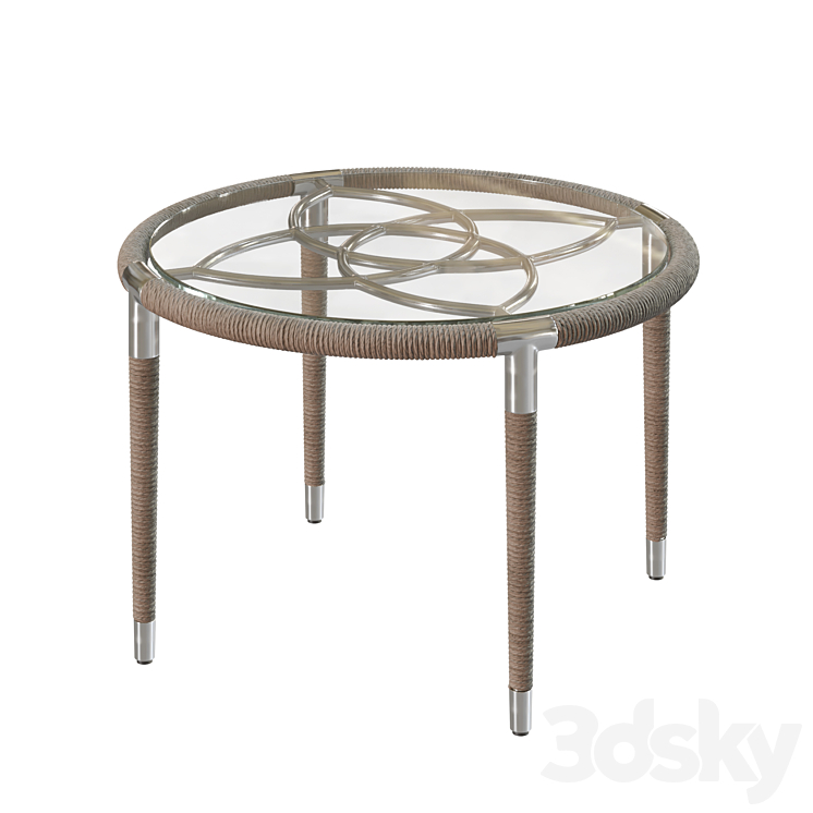 Davos Round Coffee Table Table 3D model