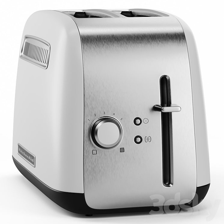 KitchenAid Toaster (5KMT2115EWH) - Kitchen appliance - 3D model