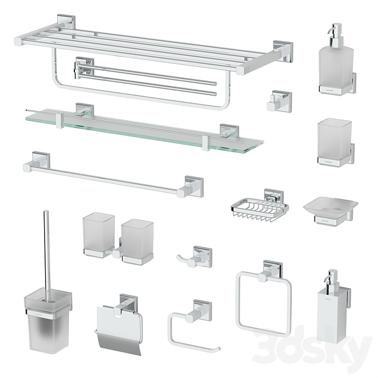 Bathroom accessories Artwelle Hagel - Bathroom accessories - 3D model