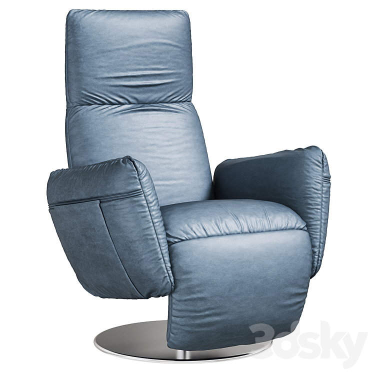 PILLOW armchair by Poltrona Frau Arm chair 3D model