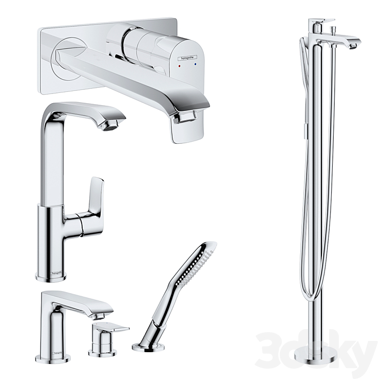 Hansgrohe Metris mixer set - Faucet - 3D model
