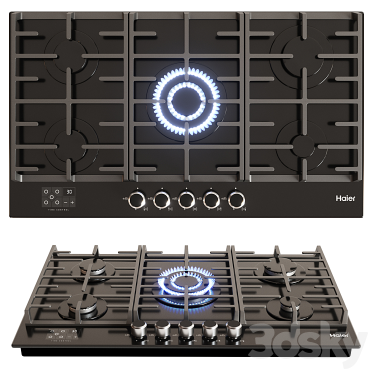 Haier HHX-G75CWSB - Kitchen appliance - 3D model