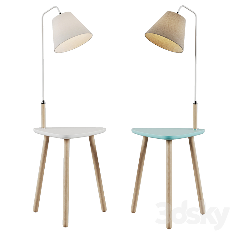 Kink Light 07195 - Floor lamp - 3D model