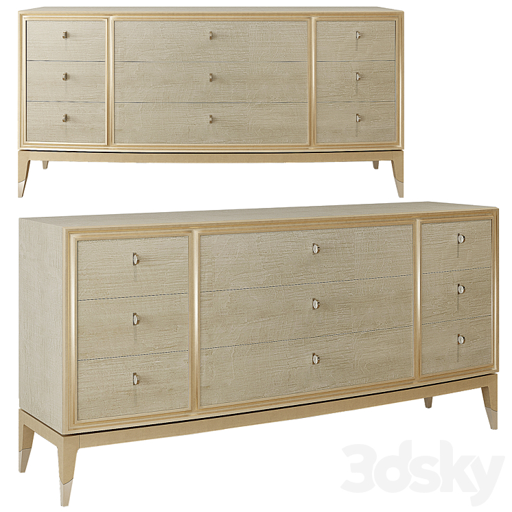 Caracole MADE TO SHINE Sideboard & Chest of drawer 3D model
