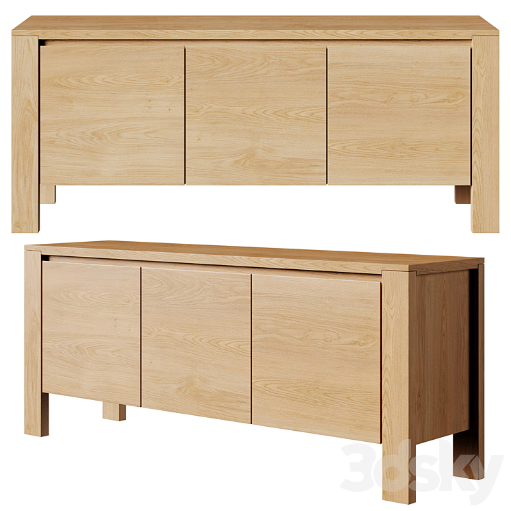 Article Dako Oak Sideboard Sideboard & Chest of drawer 3D model