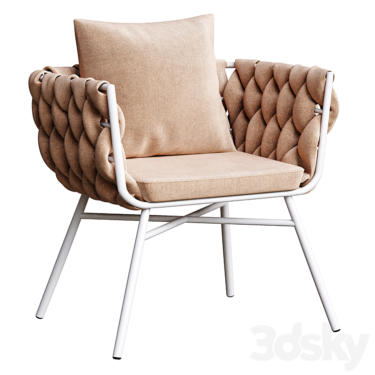 Chair Miko Beige by divan.ru - Chair - 3D model