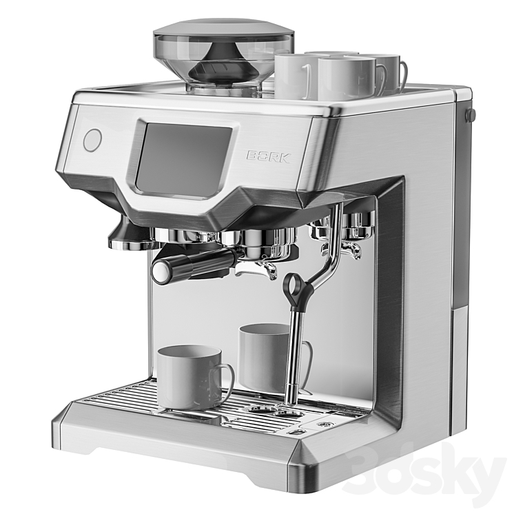 Coffee station (coffee machine) BORK C806 - Kitchen appliance - 3D model