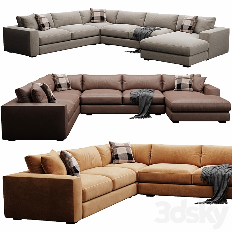 Crate&Barrel Oceanside Sofa 3D model