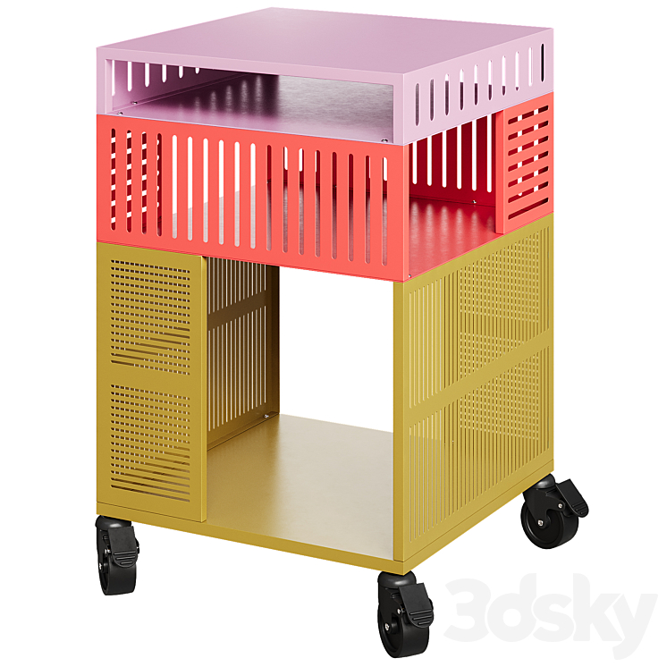 TESAMMANS Storage on wheels Sideboard & Chest of drawer 3D