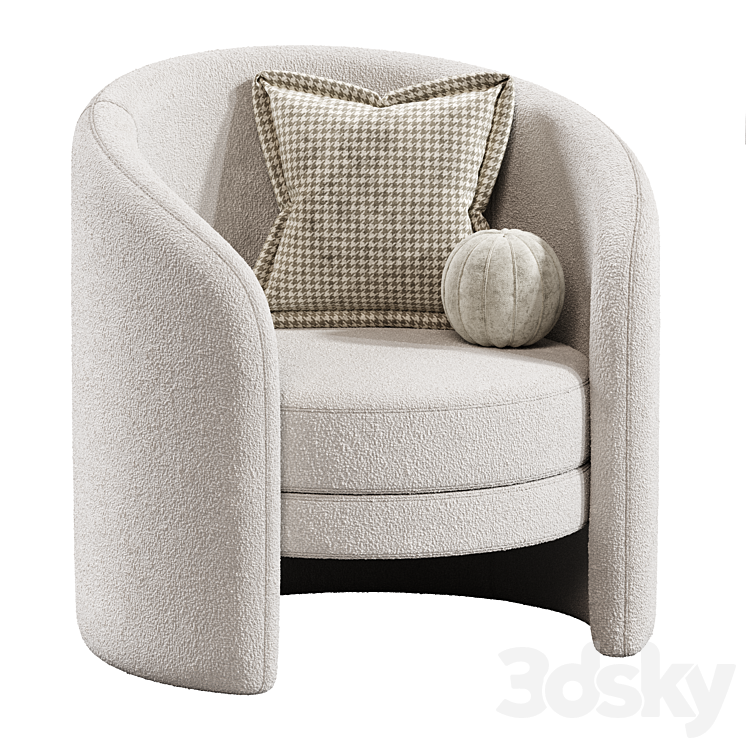 Ring armchair from Supera Luxemebel - Arm chair - 3D model