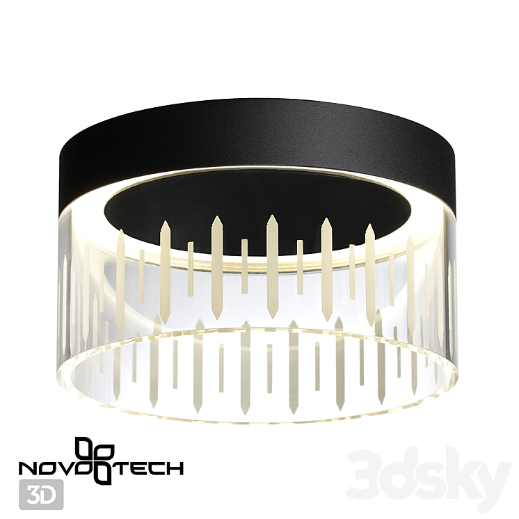 Surface mounted LED lamp Novotech 359004 OVER - Ceiling lamp - 3D model