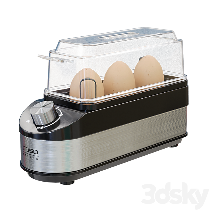 Egg cooker CASO E3 Kitchen appliance 3D model