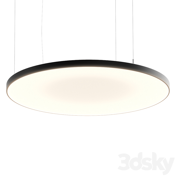 Round LED Pendant Light H35 - Pendant light - 3D model