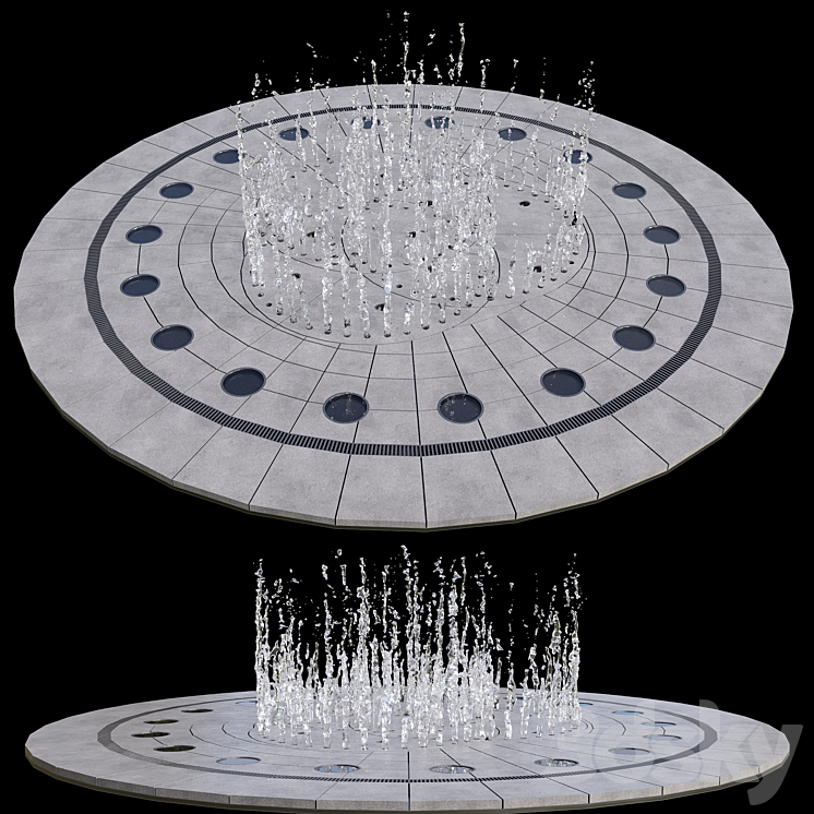 WATERFOUNTAIN WATERFALL CASCADE NO17 Other 3D model