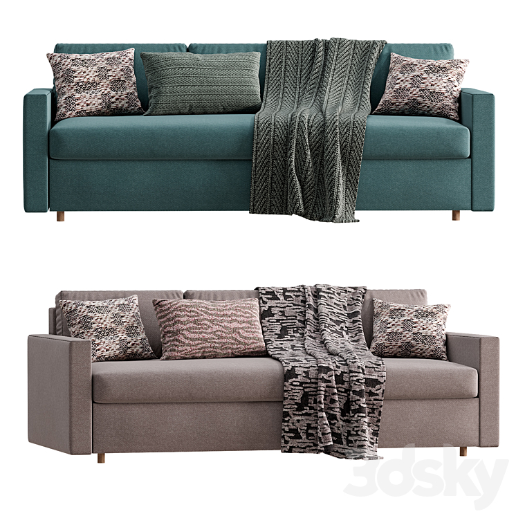Freestanding Sofa By Ikea Sofa 3D model