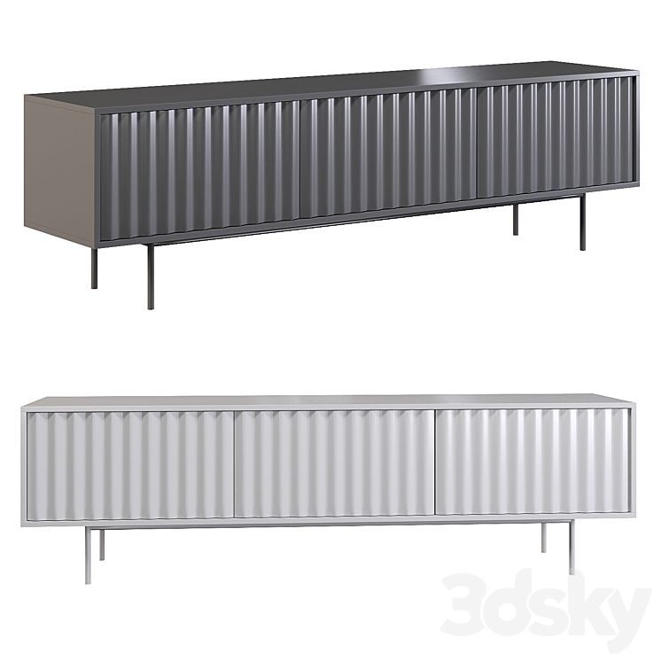 SIERRA TV table Sideboard & Chest of drawer 3D model