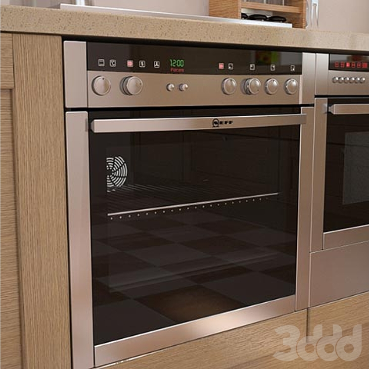 NEFF_E15M74NO-духовка - Техника - 3D модель